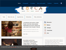 Tablet Screenshot of ebeca.org